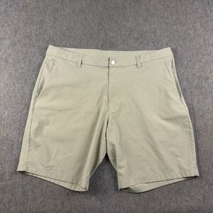 Lululemon Commission Classic Fit Men 36 x 9.5" Shorts Golf Travel Stretch Office